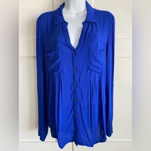 Anthropologie Maeve Button Down Blouse